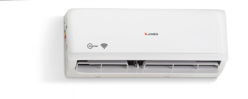 AAM-09AU-INV abierto, con logo Wi-Fi (más frontal) AIRE ACONDICIONADO JAMES 24000BTU INVERTER AAM-24 INF-I - 5256