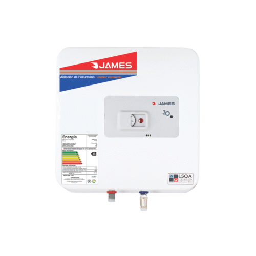 TERMOTANQUE ACERO 30 LT. JAMES (PRISMA) – 3219