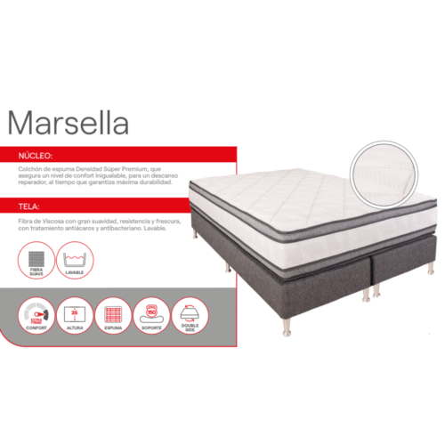 CONJ. SOMMIER MARSELLA