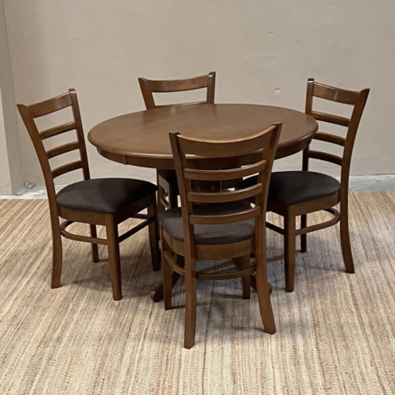 COMEDOR SUE 4 SILLAS TAP.