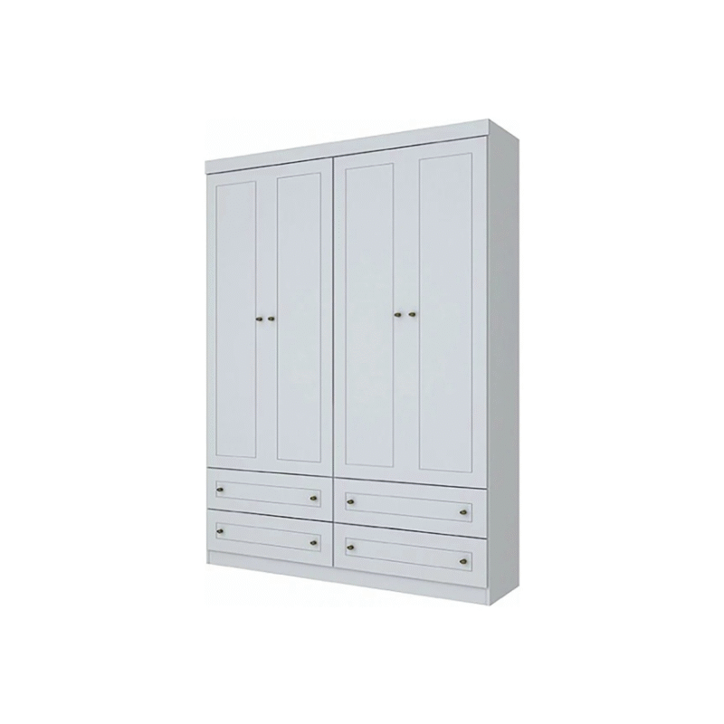 ROPERO AMERICANO (EN CAJA)4 P 4 C BLANCO